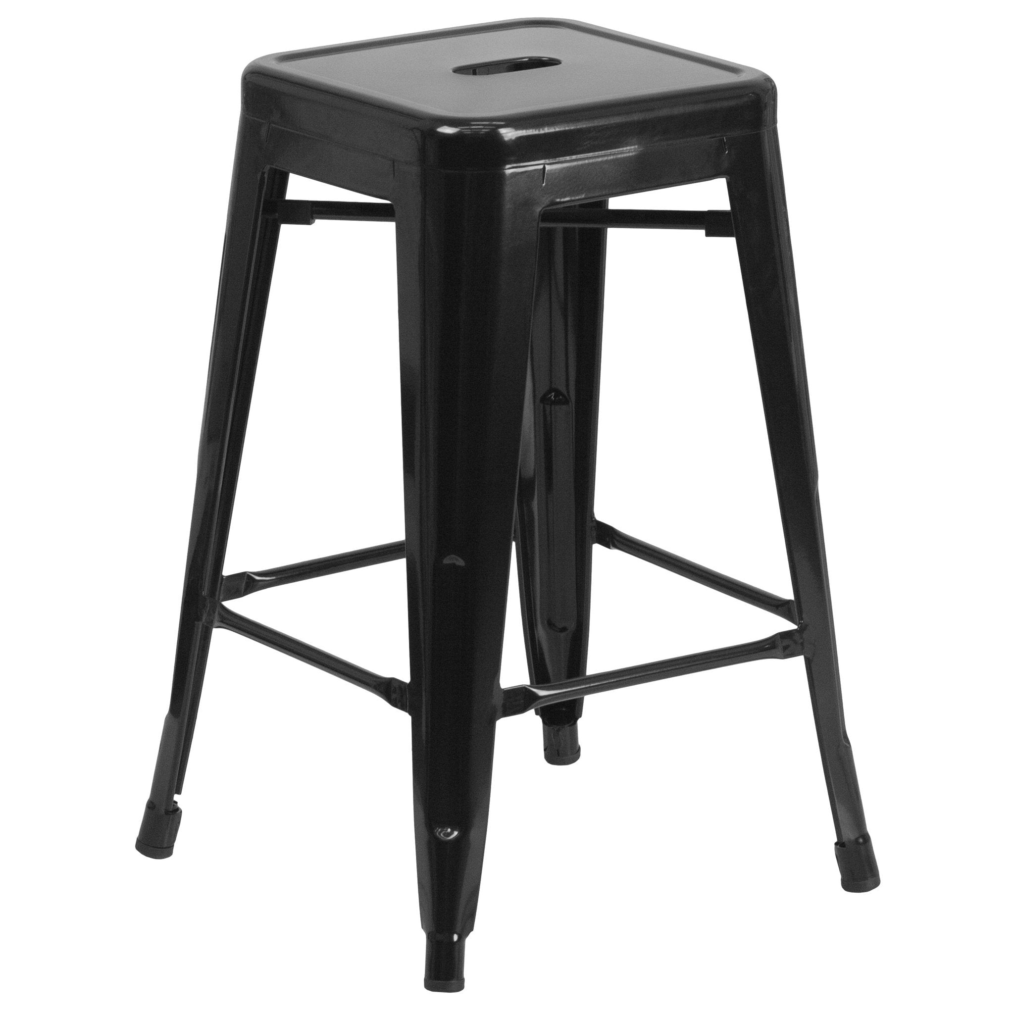 30" Kai Backless Metal Bar Stool
