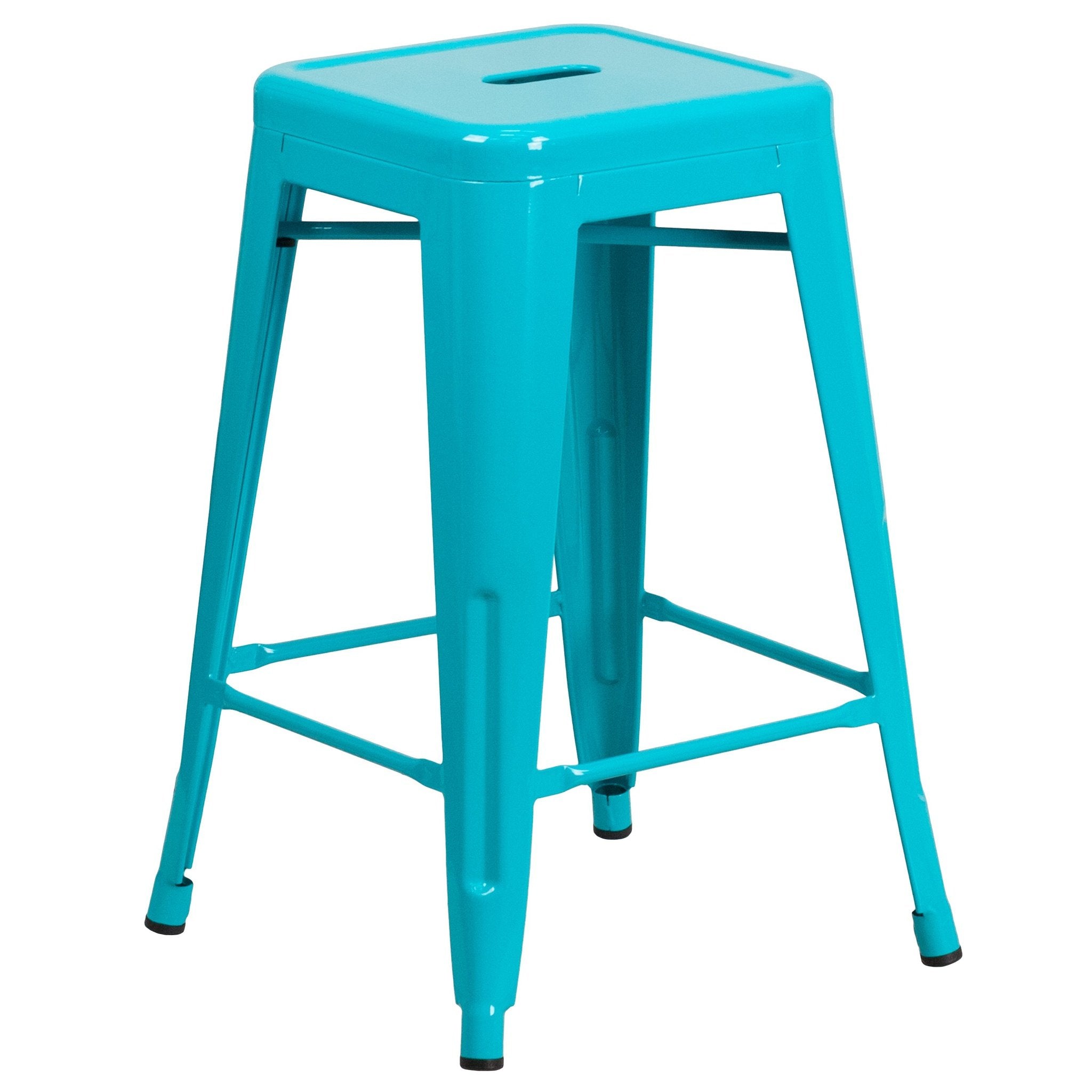 30" Kai Backless Metal Bar Stool
