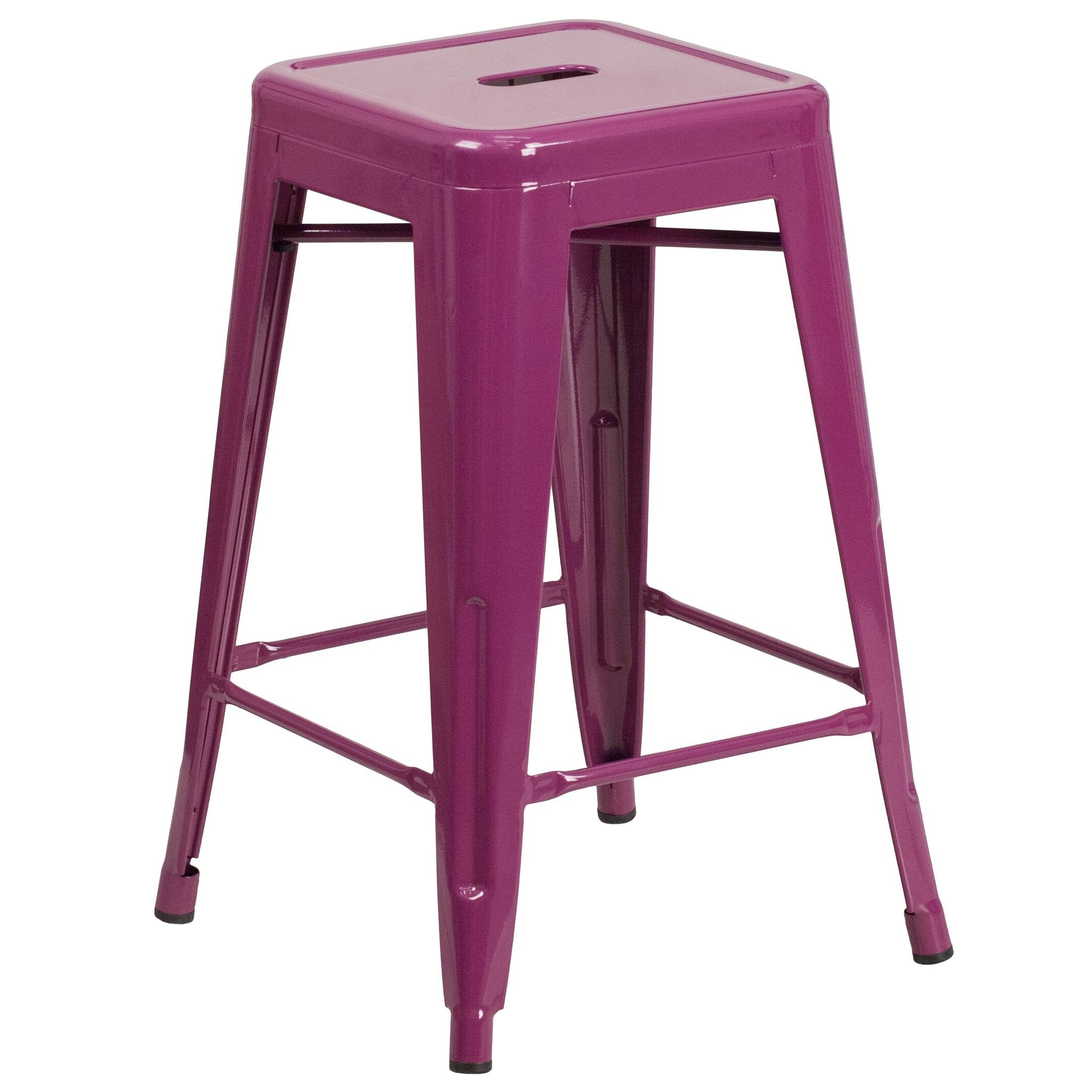 30" Kai Backless Metal Bar Stool