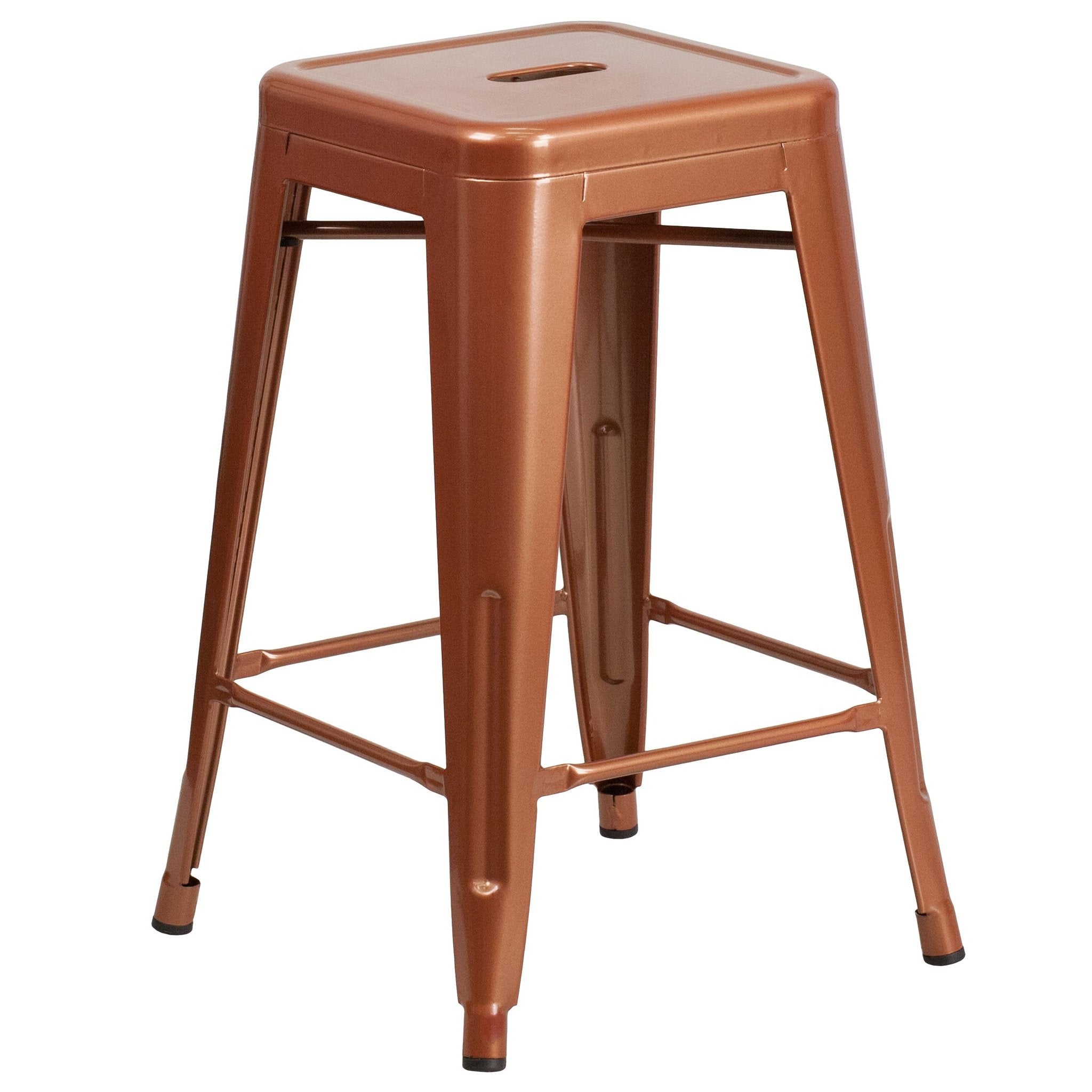 30" Kai Backless Metal Bar Stool