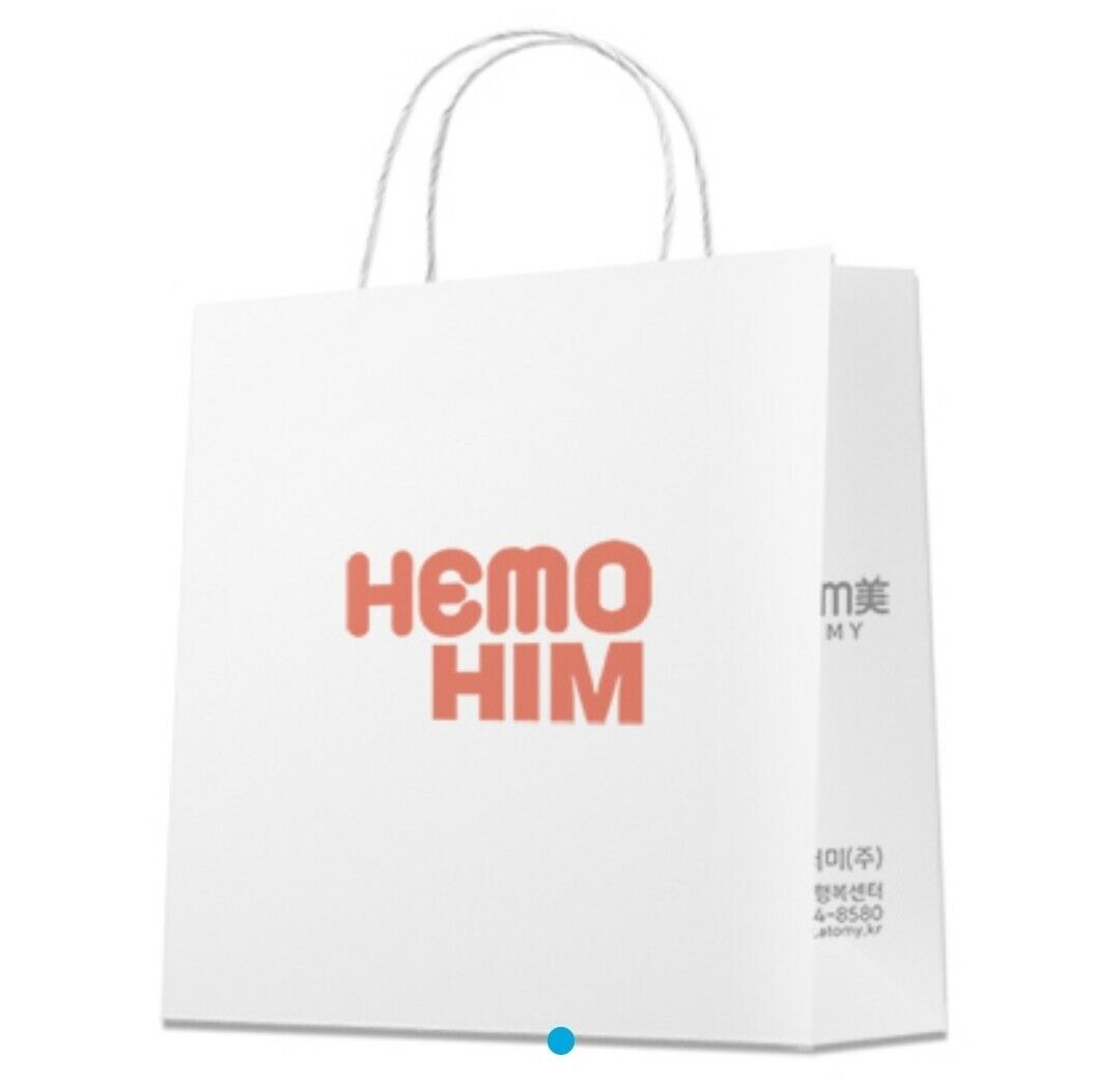 10 Bags Atomy Hemohim Shopping Bag 275mm x 80mm x 285mm Vellum Paper Quality NEW