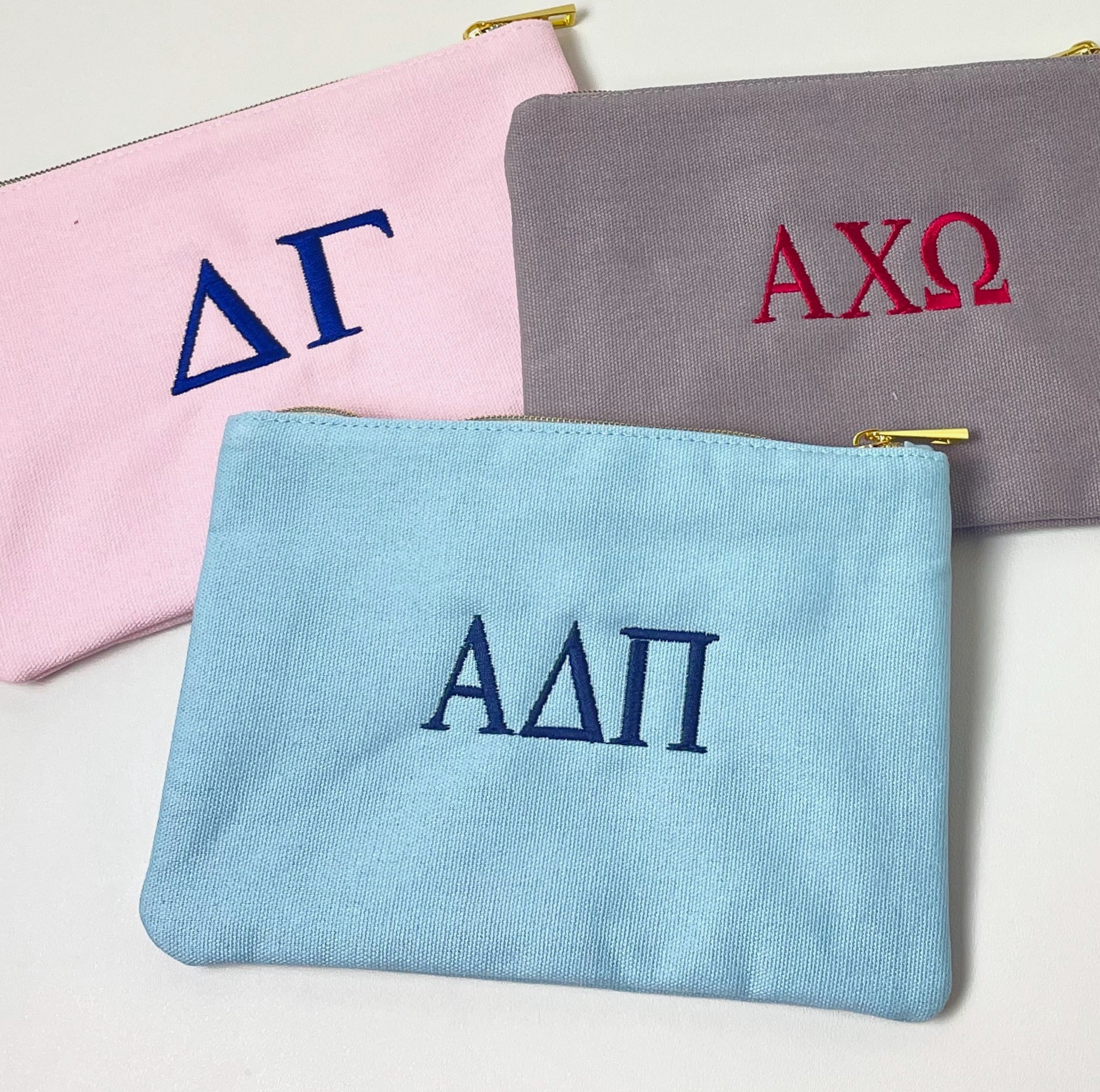 Alpha Chi Omega Sorority Makeup Bag