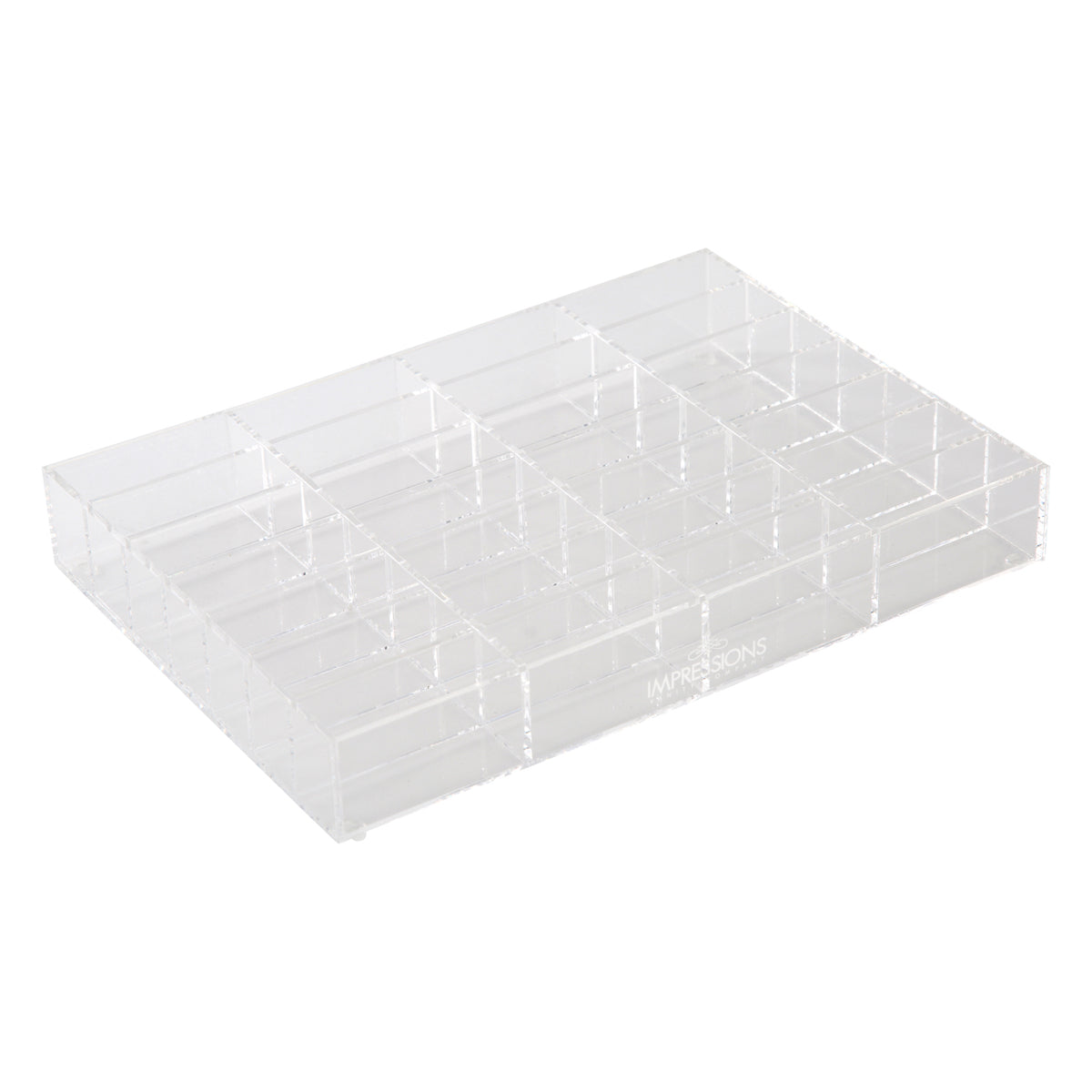 Alexa® Acrylic Makeup Drawer Organizer - Compact Powder, 28 Slots (Wide)